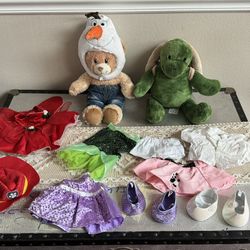 Build A Bear BAB Plush Toy With Accessories All This $25 xox