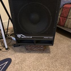 15’ Rockville Powered Subwoofer 
