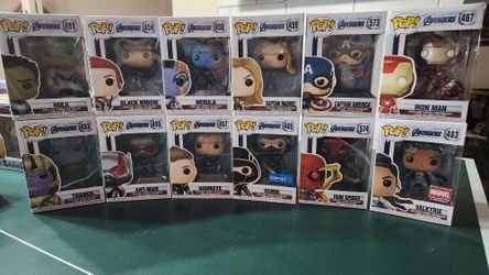 Big 12 Pop Bundle Marvel Avengers Endgame Infinity War Funko Set Spider Man Captain America Iron Man Thanos Ant Man Hawkeye Etc