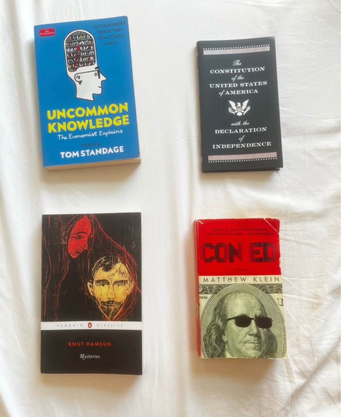 Five Books: Fiction, Education, Politics