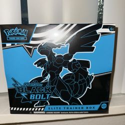 Pokemon TCG Black Bolt ETB