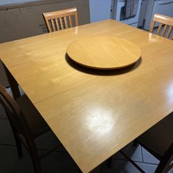 Expandable Dining Table Set