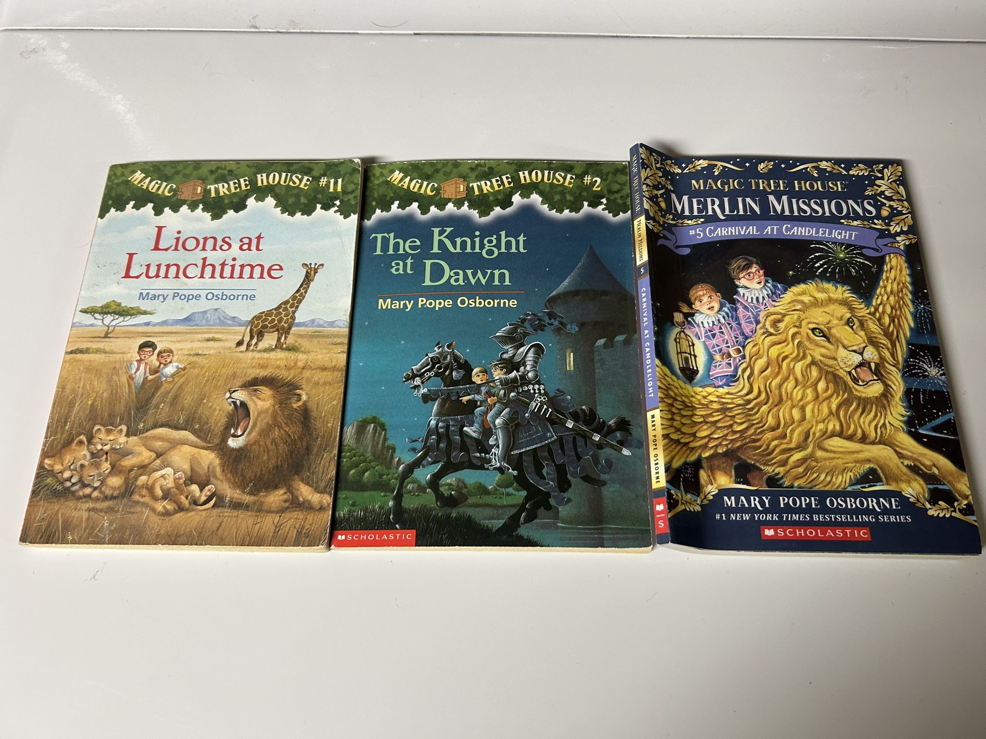 Magic Tree House books lot of 3