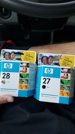 Brand new hp printer cartridges black and color $40 for both