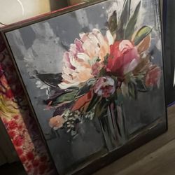 Floral Print Painting