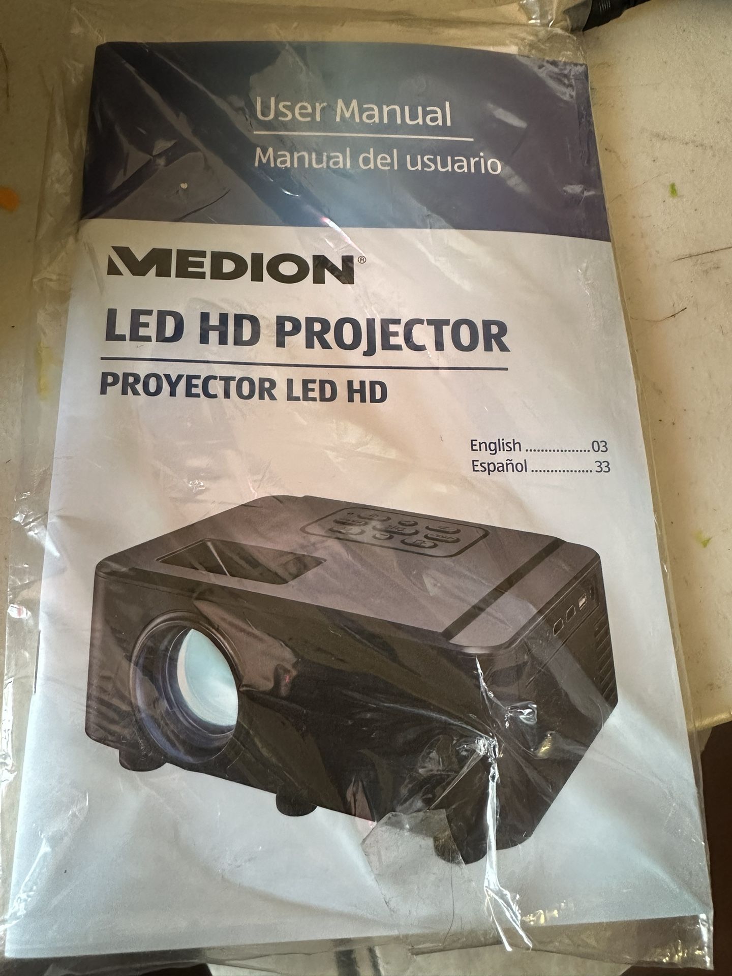 Medion LED HD Projector Model #22211