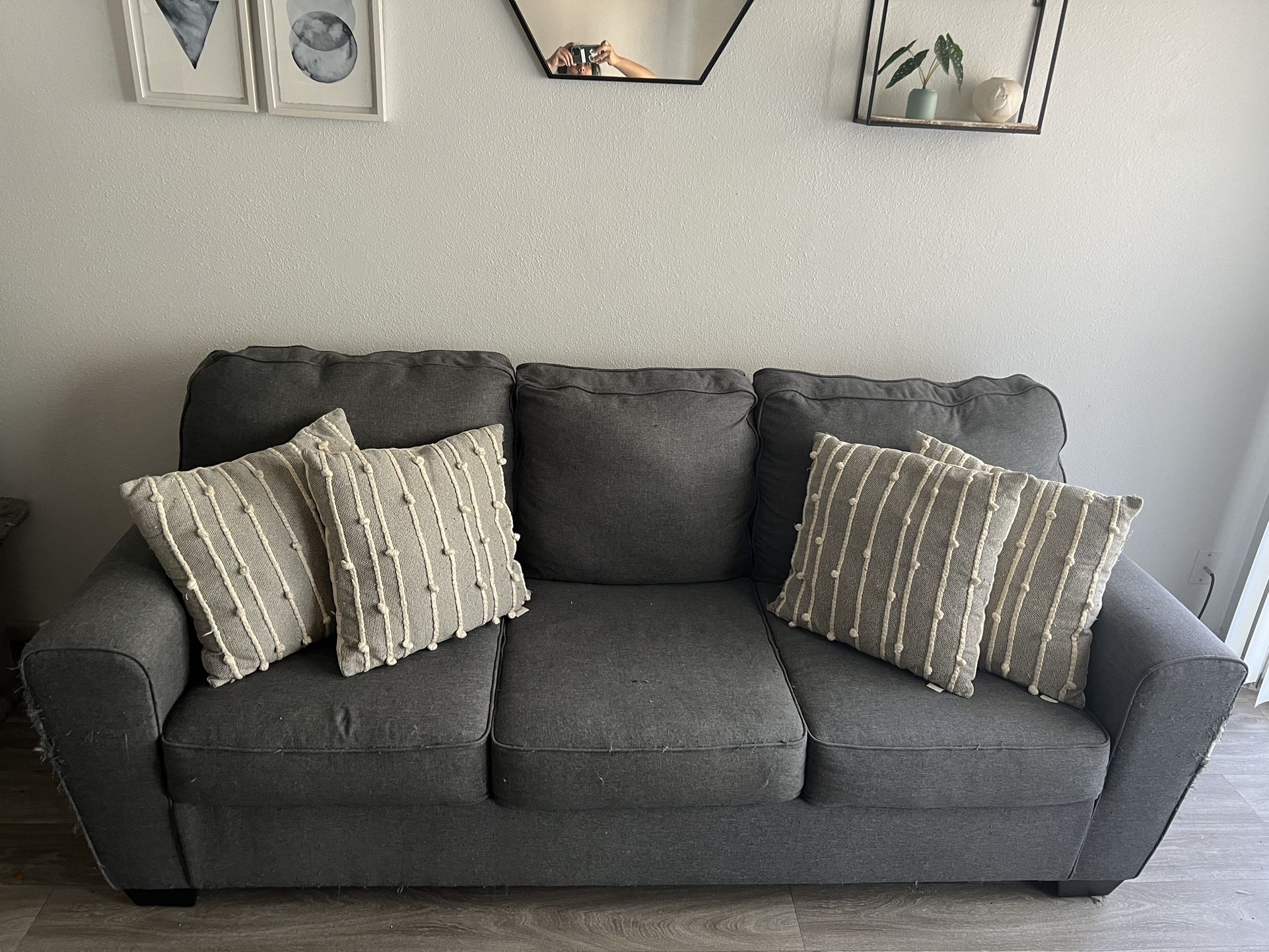 Full Couch With Built-in Queen Size Bed - Need To Sell ASAP