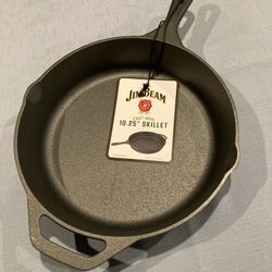 New Jim Beam 10.25” Cast Iron Skillet