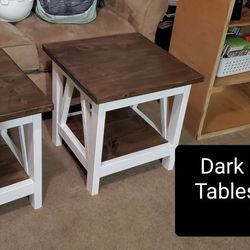 Rustic Farmhouse End Tables 