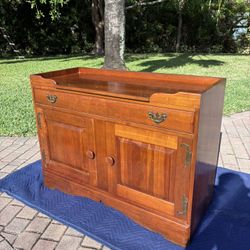 Antique Wooden Dry Sink / Baby Changing Table