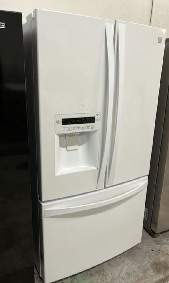 Kenmore 3-Door FrenchDoor Fridge White with IceMaker