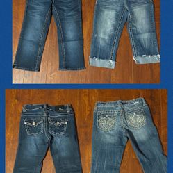2 PAIRS OF CAPRI JEANS - $35 EACH - TWO PHOTOS ATTACHED OF FRONT/BACK