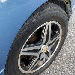 225/50R17 Custom racing rims and tires 