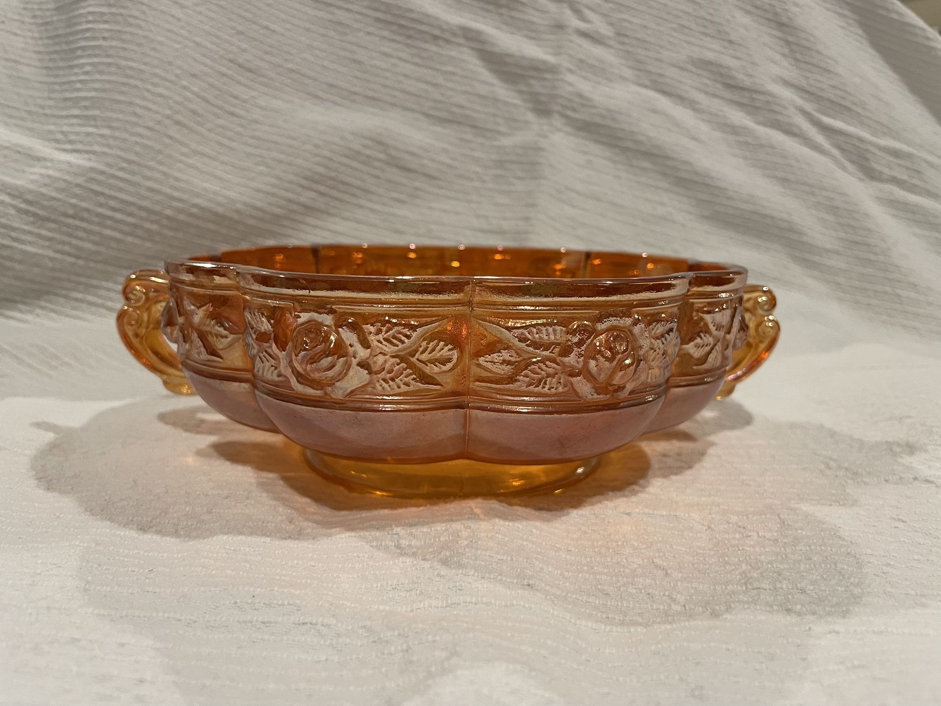 Vintage Carnival Glass Bowl