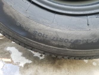 P255/70R17  BRIDGE STONE , FOR CHEVY 6 LUGS  It's New Tire Ri
