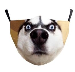 Dog Fun theme for face cotton/washable/reusable.