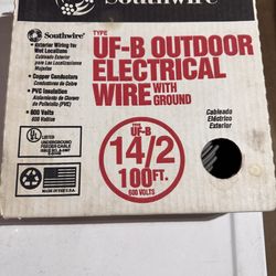 UF-B OUTDOOR ELECTRICAL WIREWOUND Cableado Eléctrico Exterior UF-B 14/2 100Fт.