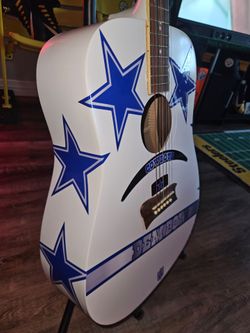 ***Dallas Cowboys Full Size Custom Guitar***