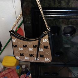 Michael Kors Charm Small Chain Pouchette