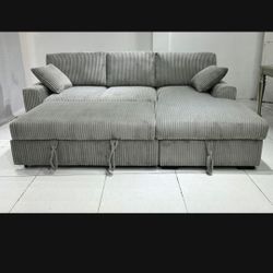 Sectional Pull Out Sofa Sleeper New 