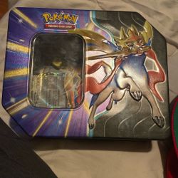 Full Tin Of Cards With Dice And Coin In It For Pokémon 