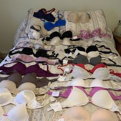 BRAS.  Cups: A, B, C.     $2.00.     Chino, Ca