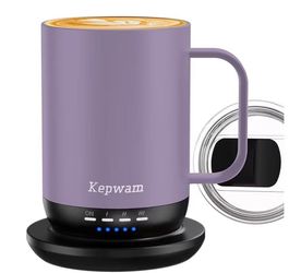 Self Heating Coffee Mug 16oz Fast Heating & Ultra Long-Lasting Battery Life