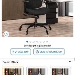 Ergonomic Office Chair - Mesh Office Chair High Back, Rolling Desk Chair, Executive Swivel Chair, Computer Chair with 3D Adjustable Armrest, 3D Lumbar