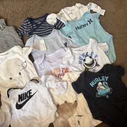 3 Month Boy Shirts And 1 Vest. 