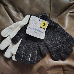 Ladies Gloves 2 pair 