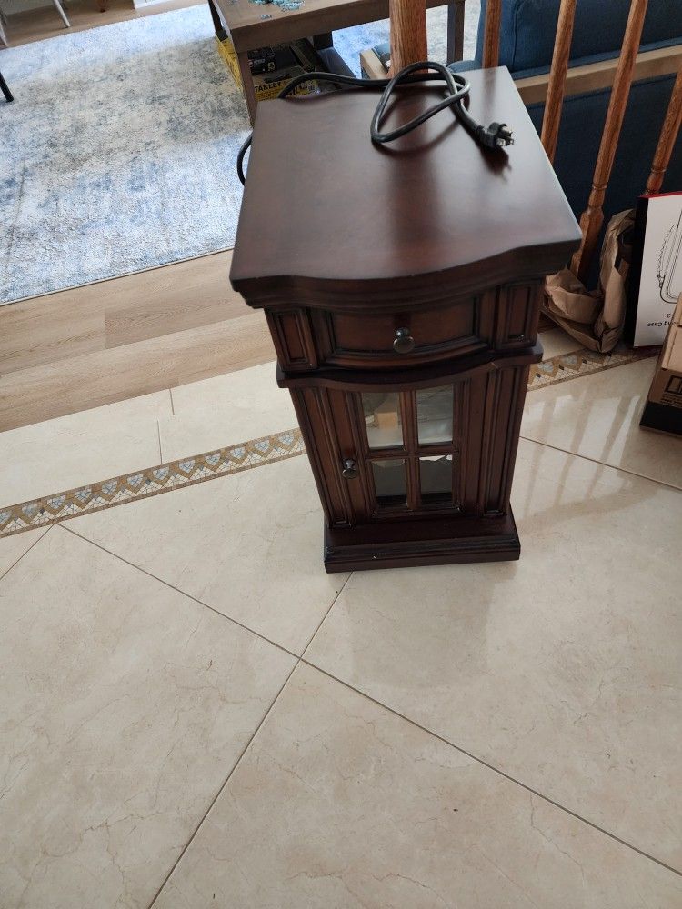 End Table With Storage