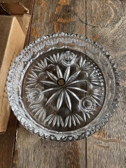 Princess House Crystal Taper Candle Holder 