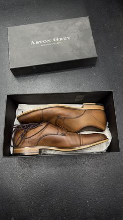 Ashton Grey Dress Shoes Size 8.5 Men