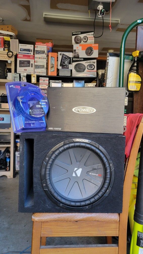 12inch Kicker Amplifier And Kit 