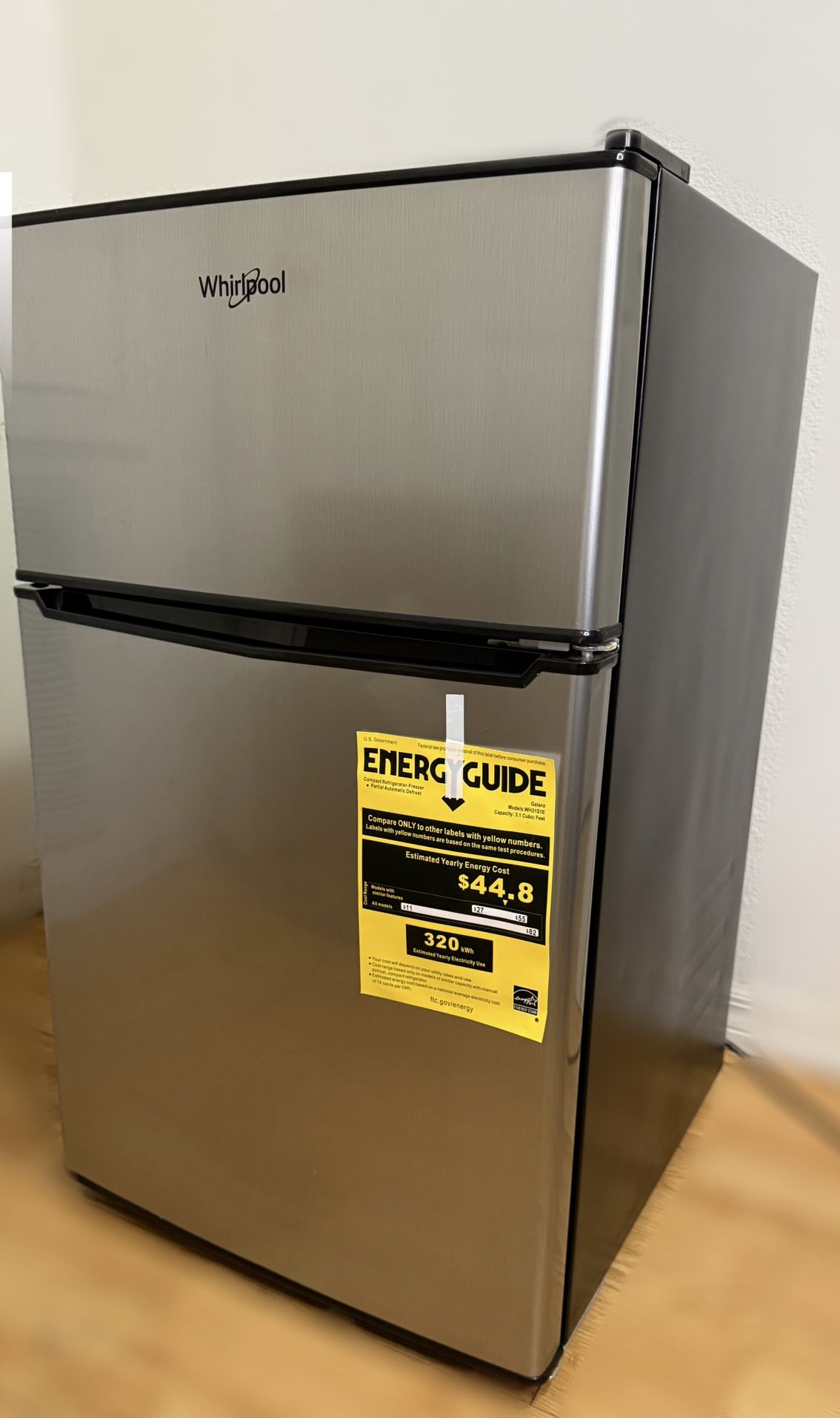 Whirlpool 3.1 cu ft Mini Refrigerator