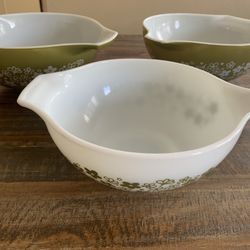 Pyrex Vintage Spring Blossom Mixing Bowls