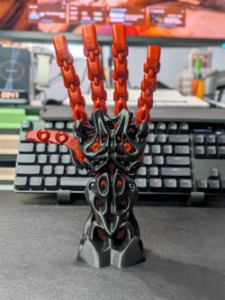 Articulated Demon Hand – Fully Poseable 3D-Printed Gothic Decor