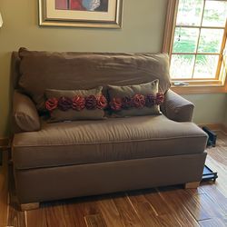 Custom pull out twin sleeper sofa from Ethan Allen