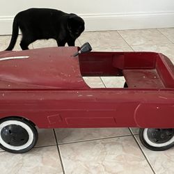 1954 Pedal Car With  Removable Steering Wheel,anti Theft 