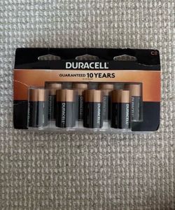 Duracell Coppertop C Batteries- Alkaline