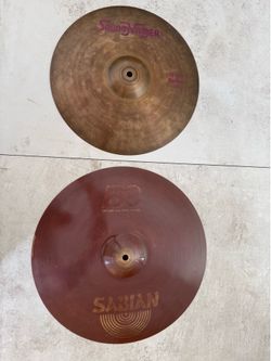 Sabian 16” drum cymbal thin crash 14” Vader both $50 cash 2401 n Euclid ave Upland 91784