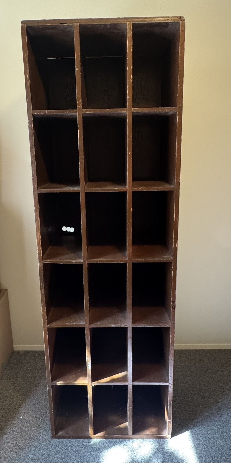 Wood Shelving Organizer Unit