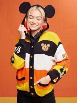 Disney Mickey Mouse Halloween Cardigan Sweater
