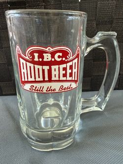 Vintage I.B.C. Root Beer Still the Best Mug Thick Glass