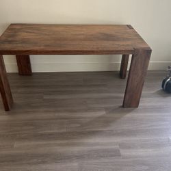 Wooden CB2 Dining Table. Excellent Condition!