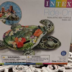 Ride On Realistic Sea Turtle NEVER OPENED 75” X 67 “ 