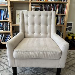 Cream Armchair 