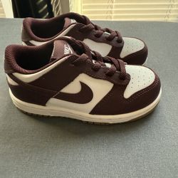 NIKE DUNK LOW REDWOOD toddler size 9C