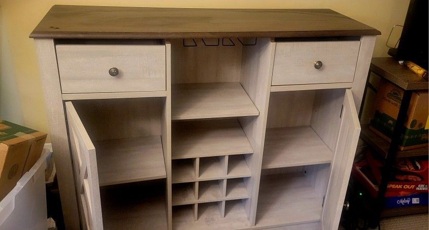 Bar Organizer With Mirror 