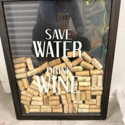 Wine Cork Art Box